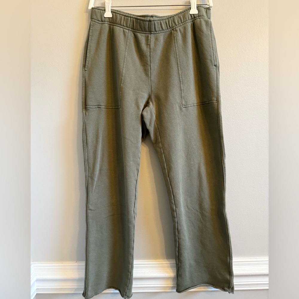 Aerie Olive Green Track Pants 🌟EUC
